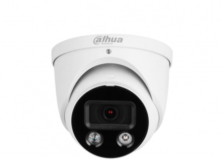 DH-IPC-HDW3449HP-AS-PV-0360B-S5 Уличная купольная IP-видеокамера Full-color с ИИ и активным сдерживанием 4Мп (3.6мм) Фото