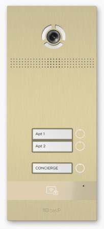 BI-02FB GOLD Вызывная панель на 2 абонента Фото