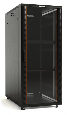 Hyperline TTB-4266-AS-RAL9004 Шкаф напольный 19-дюймовый, 42U, 2055x600х600 мм (ВхШхГ) Фото