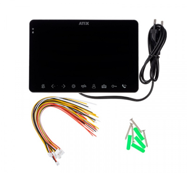 AT-I-M710C/T Black Цветной домофон с TFT экраном Фото AT-I-M710C/T Black Цветной домофон с TFT экраном Фото