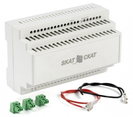 SKAT-12-4.0-DIN источник питания 12В 4А АКБ внешн. 1х17-26Ач ток заряда 4,0–Iнагр. Фото