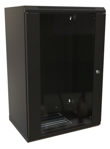 WR-TW-2245-GP-RAL9004 Шкаф настенный 19-дюймовый (19