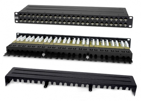 Hyperline PPHD-19-48-8P8C-C6A-110D Патч-панель высокой плотности 19