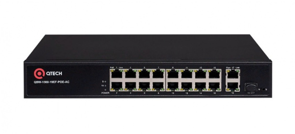 QTech QSW-1500-19EF-POE-AC Неуправляемый коммутатор уровня L2 Фото