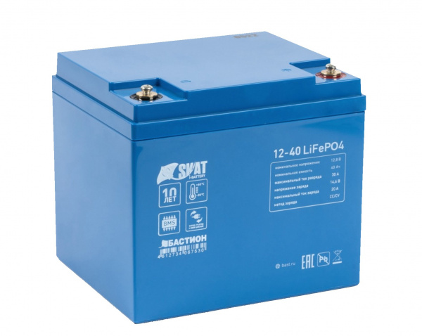 Skat i-Battery 12-40 LiFePo4 аккумуляторная батарея Фото Skat i-Battery 12-40 LiFePo4 аккумуляторная батарея Фото