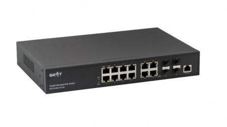 SKAT PoE-M-8G-4G-4S Управляемый PoE-коммутатор уровня L2+  Фото