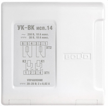 УК-ВК исп.14 - Устройство коммутационное (два канала) Фото