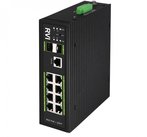 RVi-1NSIM8GP-2S Управляемый сетевой коммутатор Фото