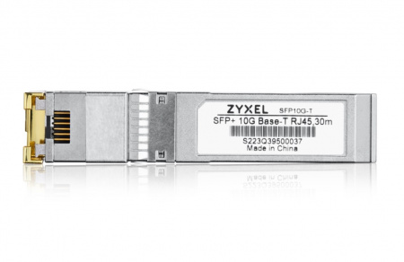 SFP-трансивер Zyxel SFP10G-T с портом 10G RJ-45 (10G Base-T), для кабеля Cat6a/7 до 30 м [SFP10G-T-Z Фото