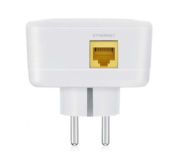 Комплект из двух Powerline адаптеров Zyxel PLA6457 со встроенной розеткой [PLA6457-EU0201F] Фото