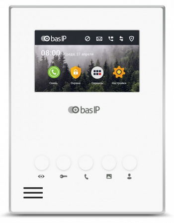 AU-04LA WHITE Видеодомофон индивидуальный Фото