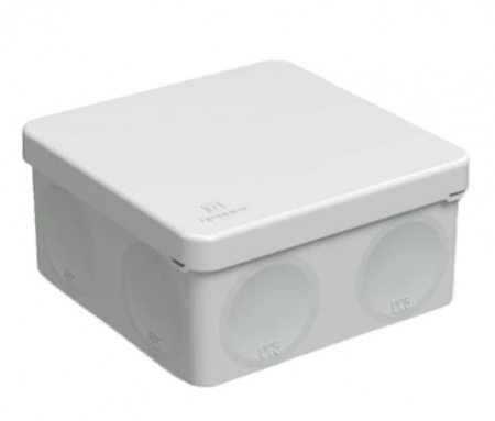 Коробка распределительная 60-0300 для прямого монтажа двухкомпонентная безгалогенная (HF) 100х100х50 Фото