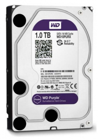 Жесткий диск 1TB WD Purple WD10PURX SATA-III Фото