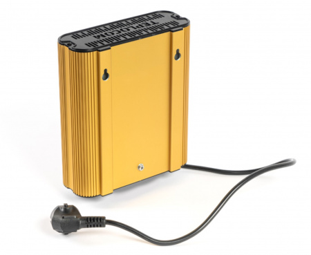 Стабилизатор TEPLOCOM ST-555-И Western gold black стаб 220 В 555 ВА Uвх.145-260В индикация алюм Фото