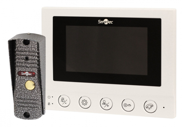 ST-MS604S-WT Комплект видеофона Smartec Фото ST-MS604S-WT Комплект видеофона Smartec Фото