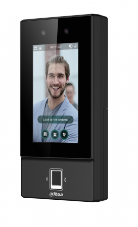 DHI-ASI6214S AI терминал учета рабочего времени и контроля доступа с распознаванием лиц и отпечатков пальцев Фото