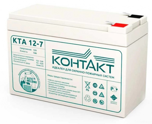 АКБ Контакт КТА 12-7 Аккумуляторная батарея Фото