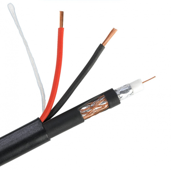 РК 75+2х0,75 (48) PVC ВНЕШНИЙ (черный, 200м) Фото РК 75+2х0,75 (48) PVC ВНЕШНИЙ (черный, 200м) Фото