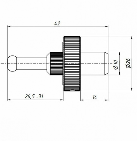 Promix-SM101.10 brown (Шериф-1 лайт НЗ-К) Замок электромеханический Фото