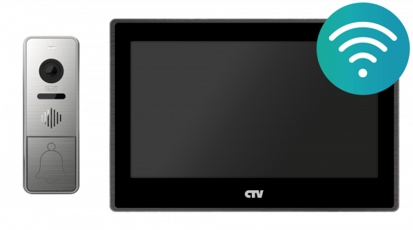 KIT 5702 Комплект  видеодомофона из вызывной панели CTV-D4005 и монитор CTV-M5702 Фото KIT 5702 Комплект  видеодомофона из вызывной панели CTV-D4005 и монитор CTV-M5702 Фото