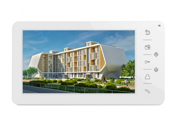 Prime (White) Монитор видеодомофона цветной 7 дюймов Фото