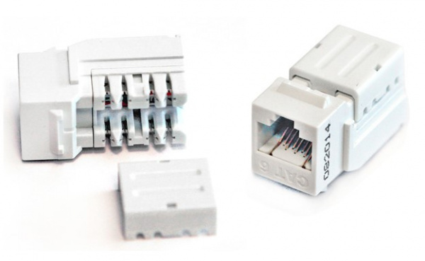 Hyperline KJNE-8P8C-C6-90-WH Вставка Keystone Jack RJ-45(8P8C), категория 6 Фото Hyperline KJNE-8P8C-C6-90-WH Вставка Keystone Jack RJ-45(8P8C), категория 6 Фото