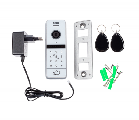 AT-I-D31F/CKR White Вызывная панель со встроенным считывателем карт доступа и клавиатурой Фото