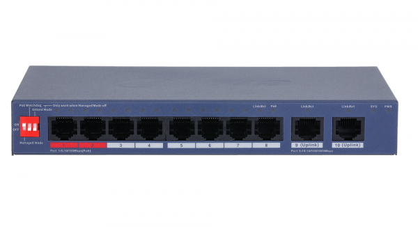 DH-CS4010-8ET2GT-110 8-портовый PoE коммутатор с функцией облачного управления Фото