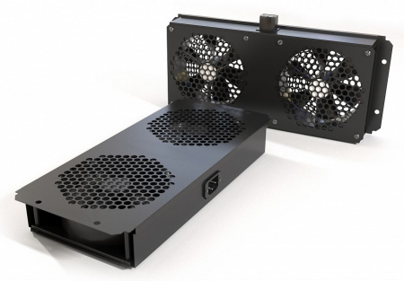 Hyperline Модуль вентиляторный потолочный с 2-мя вентиляторами Фото