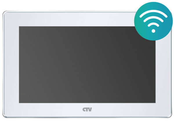 CTV-M5701 W (белый) Монитор видеодомофона с Wi-Fi Фото CTV-M5701 W (белый) Монитор видеодомофона с Wi-Fi Фото
