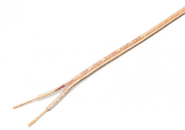 Акустический кабель Cablexpert CC-TC2x1,0-50M, прозрачный,  50 м, на катушке Фото