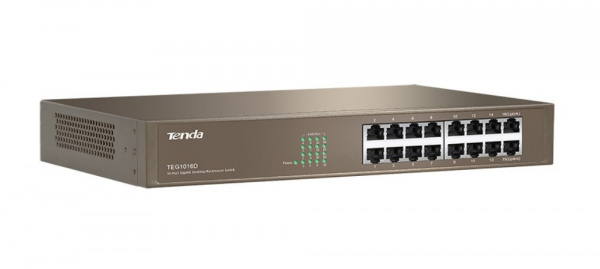 TEG1016D 16-портовый неуправляемый коммутатор Tenda Фото