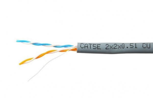 Кабель «витая пара» (SkyNet) UTP indoor Premium CAT5e, 2x2x0,51 Cu 305м (LAN) (1693203) Фото