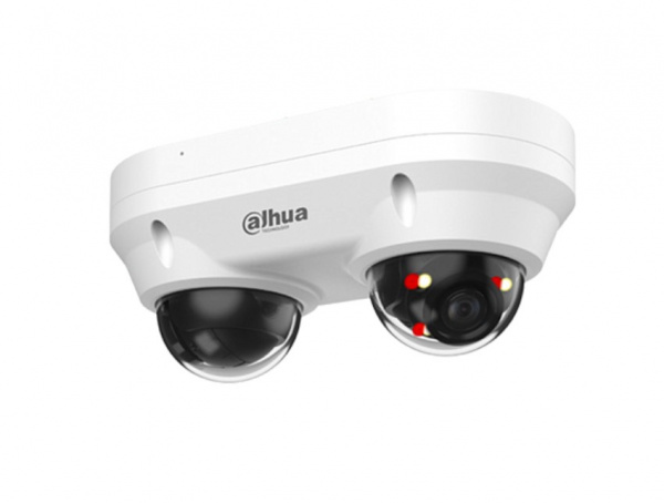 DH-IPC-HDBW2449FP-AS-E2-IL-0280B 2×4-мегапиксельная уличная купольная IP-видеокамера с ИИ Фото