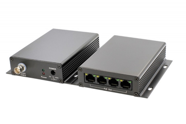 RVi-1NT20-4FP Приемопередатчик Ethernet сигнала с PoE Фото RVi-1NT20-4FP Приемопередатчик Ethernet сигнала с PoE Фото