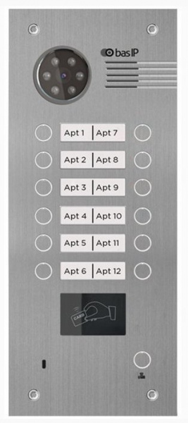 BA-12MD SILVER Вызывная панель на 12 абонентов Фото