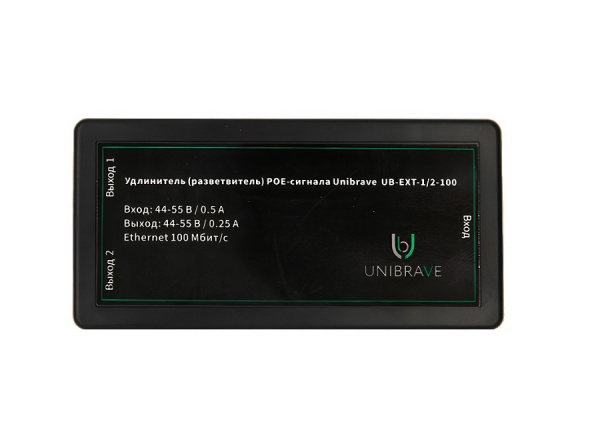 UB-EXT-1/2-100 Удлинитель (разветвитель) POE-сигнала Unibrave Фото