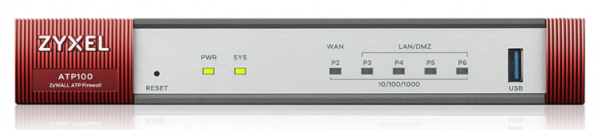 Межсетевой экран Zyxel ZyWALL ATP100 [ATP100-EUCI12F] Фото