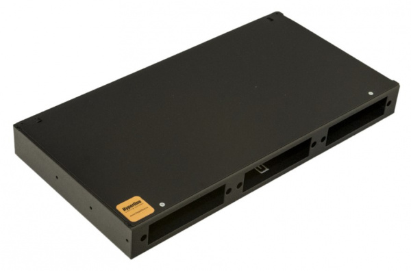 Hyperline FO-19R-1U-3xSLT-W140H42-24UN-BK Бокс оптический универсальный 19