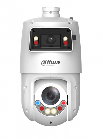 DH-SDT4E425-4F-GB-A-PV1-0280-S2 Уличная купольная PTZ IP-видеокамера с панорамным модулем, активным сдерживанием и ИИ 4Мп Фото