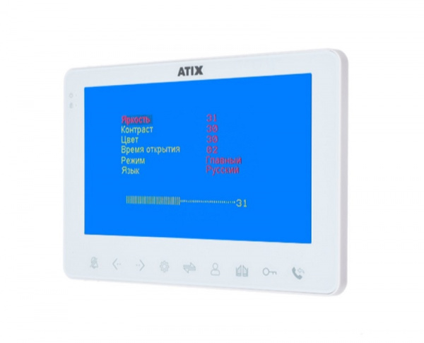 AT-I-M710C/T White Цветной домофон с TFT экраном Фото AT-I-M710C/T White Цветной домофон с TFT экраном Фото