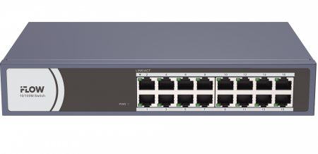 F-SW-EU616-V(B) Неуправляемый коммутатор L2, 16 портов 1000М RJ45 Фото