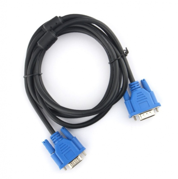 Кабель VGA Pro Cablexpert CC-PVGA-1.8M, 15M/15M, экран, феррит.кольца 1.8м Фото Кабель VGA Pro Cablexpert CC-PVGA-1.8M, 15M/15M, экран, феррит.кольца 1.8м Фото