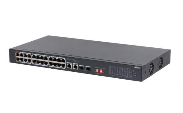 DH-S3226-24ET-375 24-портовый неуправляемый коммутатор с РоЕ Фото