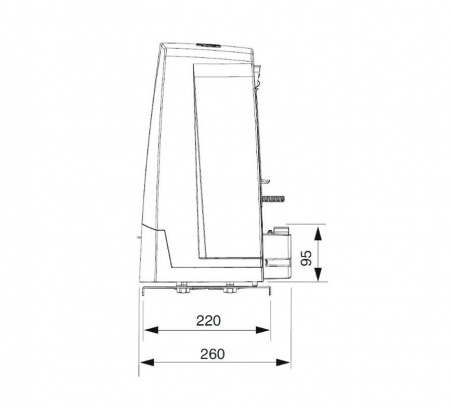 BKV25AGE PLUS - Привод 36 В для откатных ворот. Встроенный блок управления ZN8 Фото