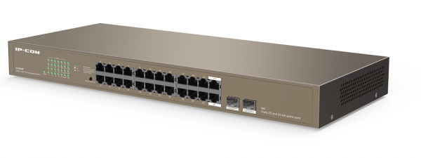 G1024F Неуправляемый коммутатор с 24-ю гигабитными портами и 2-мя гигабитными комбо SFP портами Фото