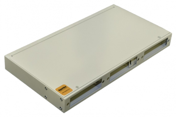 Hyperline FO-19R-1U-3xSLT-W140H42-24UN-GY Бокс оптический универсальный 19