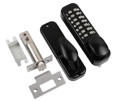 Кодовый замок с фиксатором 231 НОРА-М (черный) Фото