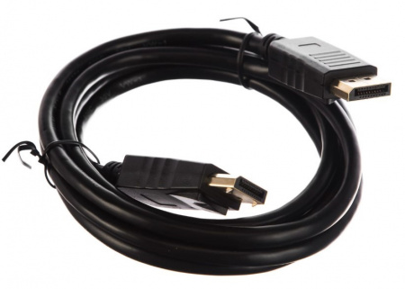 Кабель DisplayPort Cablexpert CC-DP-6, 1.8м, 20M/20M, черный, экран, пакет Фото Кабель DisplayPort Cablexpert CC-DP-6, 1.8м, 20M/20M, черный, экран, пакет Фото