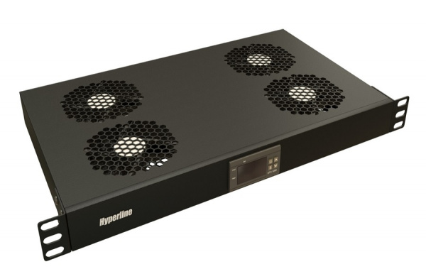 Hyperline TRFA-WB-MICR-4F-RAL9004 Модуль вентиляторный 19 Hyperline TRFA-WB-MICR-4F-RAL9004 Модуль вентиляторный 19